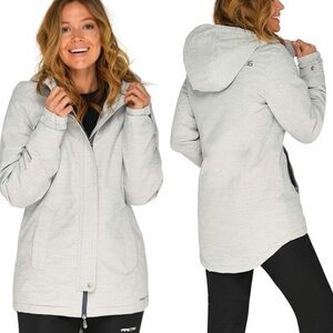 Arctix Women's Gondola Insulated Jacket coat snow ski Pearl Grey Melange small